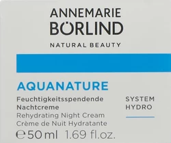 ANNEMARIE BÖRLIND Aquanature Feuchtigkeitssp Nachtcreme
