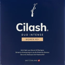 Cilash INTENSE Women 40+ Serum & Shampoo DUO bei Haarausfall 2x 90 ml und 2x 100 ml