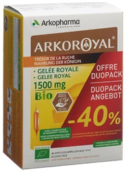 ARKOROYAL Gelée Royale 1500 mg Bio Duo
