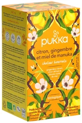 Pukka Citron Gingembre et Miel de Manuka Tee Bio