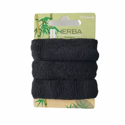 Herba Ecofriendly Haarbinder Ø7cm schwarz