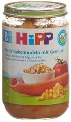 HiPP Bio-Schinkennudeln mit Gemüse 8 Monate