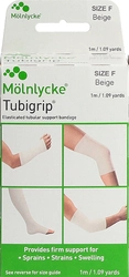 Tubigrip bandage tubulaire F 1mx10cm beige