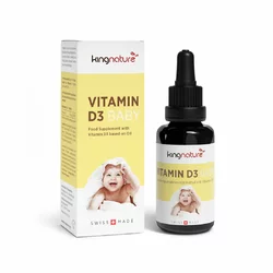 kingnature VITAMIN D3 BABY 400 IE Drops