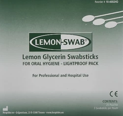 LEMON-SWAB Glycerin Wattestäbchen Zitronen Geschmack