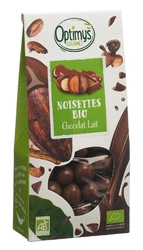 Optimys Genuss Haselnusskerne Milchschokolade Bio