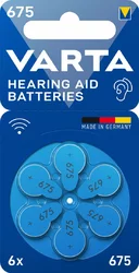 VARTA Hearing Aid Batterie 675