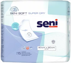 seni Soft Super Dry Einmal-Bettschutz 90x60cm 5 Tropfen