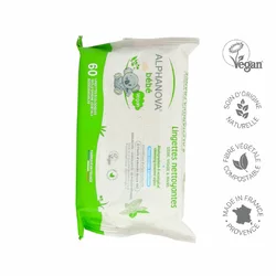ALPHANOVA bébé BB Pflegetücher Mandelöl biologisch abbaubar
