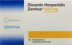 Diosmin Hesperidin Zentiva Filmtablette 500 mg