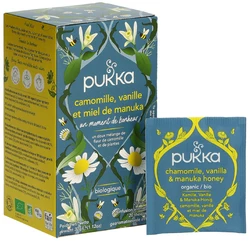 Pukka Camomille Vanille & Miel de Manuka Tee Bio