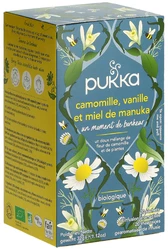 Pukka Camomille Vanille & Miel de Manuka Tee Bio