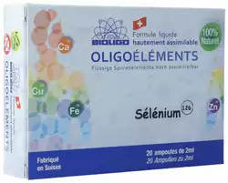 BIOLIGO Selenium formule liquide ionisée sans alcool