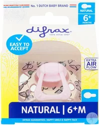 difrax Nuggi Natural 6+M Silikon