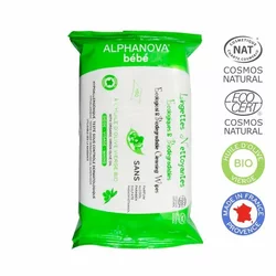 ALPHANOVA bébé BB Pflegetücher Olivenöl ohne Parfume und Alkohol