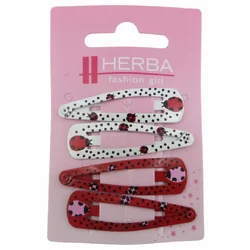 Herba Kids Clips 5 cm rot/weiss