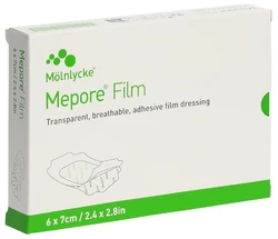 Mepore Folienverband 6x7cm steril