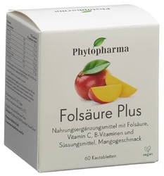 Phytopharma Folsäure Plus Kautablette