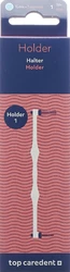 top caredent Holder 1 Halter für Interdentalbürsten L türkis