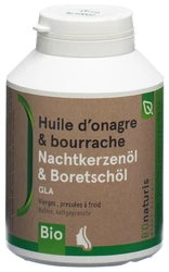 BIOnaturis Nachtke+Borretschöl Kapsel 500 mg Bio