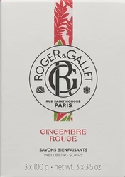 ROGER & GALLET Gingembre Rouge Boite 3 Savons