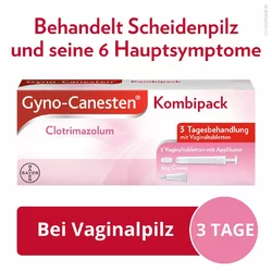 Gyno-Canesten Kombipack 3 Vaginaltabletten und 20 g Creme