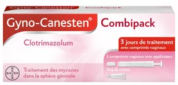 Gyno-Canesten Kombipack 3 Vaginaltabletten und 20 g Creme