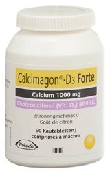 Calcimagon D3 Forte Kautablette Zitrone