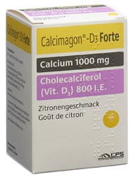Calcimagon D3 Forte Kautablette Zitrone