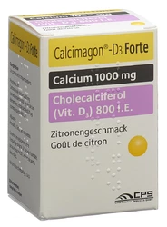 Calcimagon D3 Forte Kautablette Zitrone