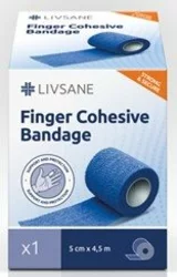 LIVSANE Fingerverband 5cmx4.5m selbsthaftend