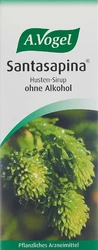 A. Vogel Santasapina Sntspin Hustensirup ohne lkohol Bioforce