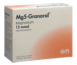 Mg5-Granoral Granulat 12 mmol Pfirsich-Aprikose