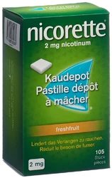 Nicorette Freshfruit Kaudepots 2 mg