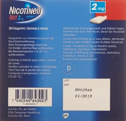 Nicotinell Gum 2 mg fruit