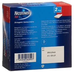 Nicotinell Gum 2 mg fruit