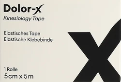 Dolor-X Kinesiology Tape 5cm5m schwarz