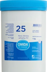 Omida Nr25 Aurum chloratum natronatum Tablette 12 D