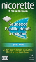 Nicorette Polar Mint Kaudepots 2 mg