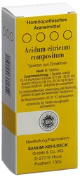 SANUM Acidum citricum compositum Tablette