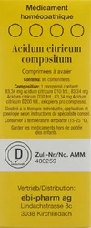 SANUM Acidum citricum compositum Tablette