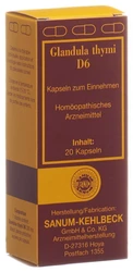 SANUM Glandula thymi Kapsel 6 D