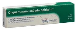 Nasensalbe Rüedi Spirig HC