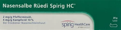 Nasensalbe Rüedi Spirig HC