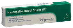 Nasensalbe Rüedi Spirig HC