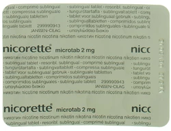 Nicorette Microtab Original Subling Tabl 2 mg