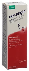 neo-angin Spray mit Lidocain und Chlorhexidin