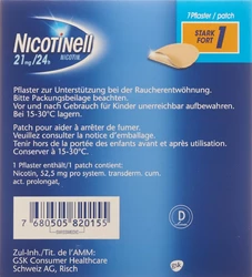Nicotinell 1 stark Matrixpfl 21 mg/24h