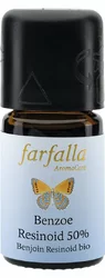 farfalla Benzoe Siam Resinoid 50% Ätherisches Öl Bio