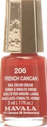 MAVALA vernis cabaret color 206 french cancan